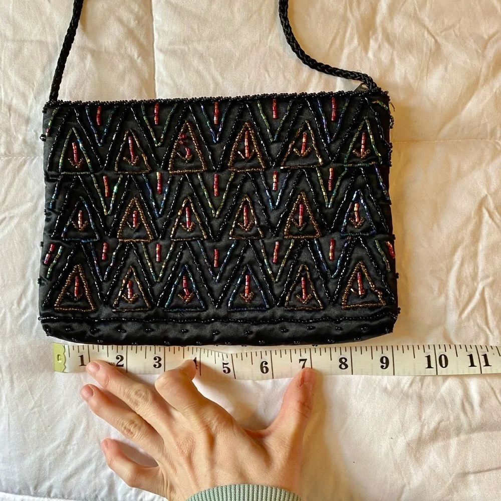 Y2K Vintage Regale Handmade Beaded crossbody Purse